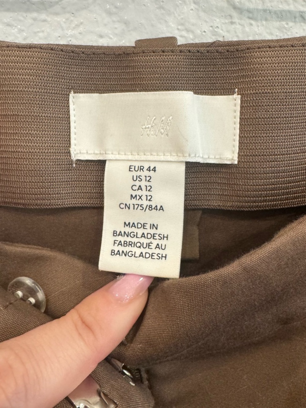 H&M Brown High-Waist Dress Pants - Picture 4 of 10
